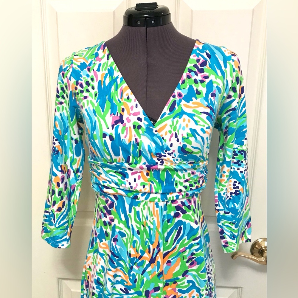 Lilly Pulitzer Gloria Maxi Dress in Sea Soiree - Picture 4 of 16